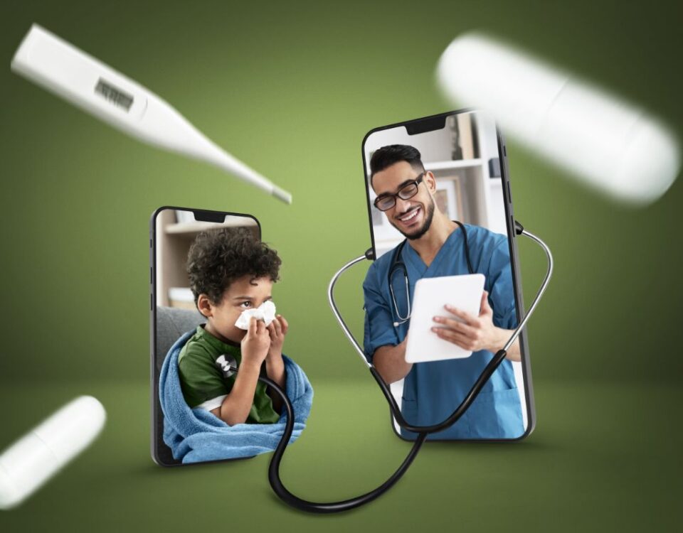 Como a Telemedicina Está Transformando o Acesso à Saúde imagem conceito de apps de saúde