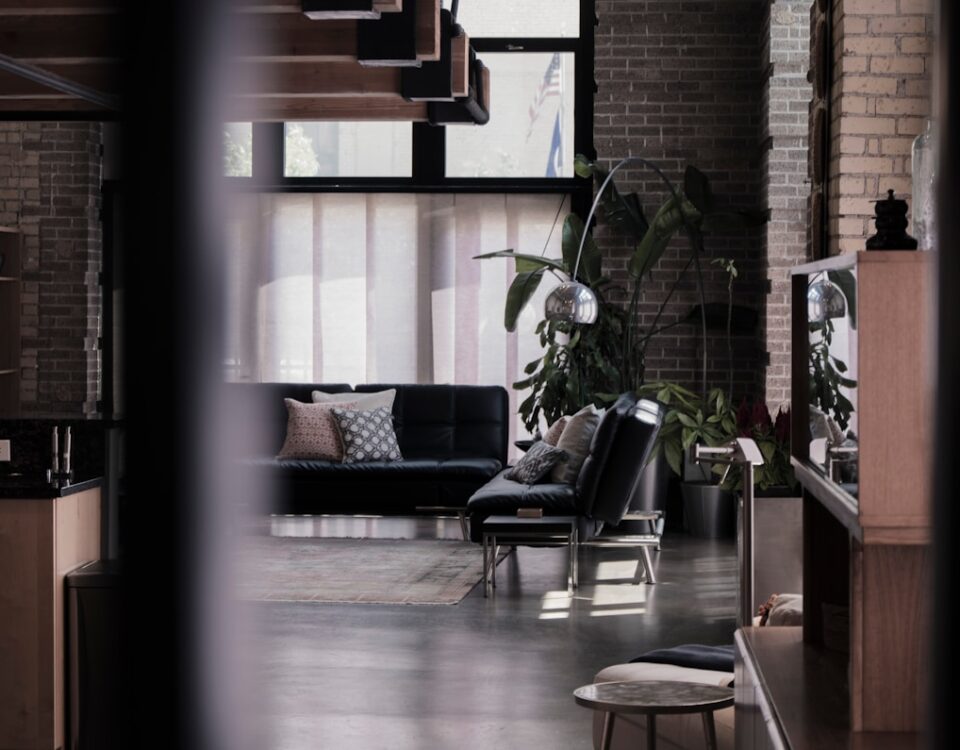 Móveis de luxo e bem-estar: Como criar um ambiente acolhedor three assorted-color throw pillows on black leather couch