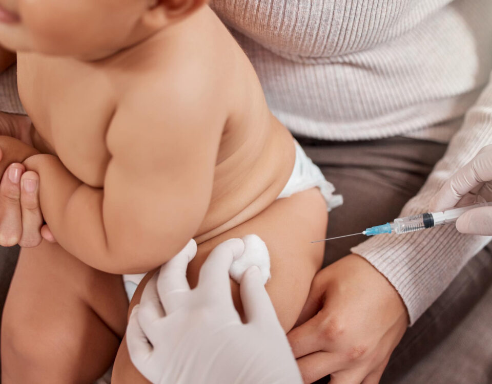 Vacina de 2 meses para bebês