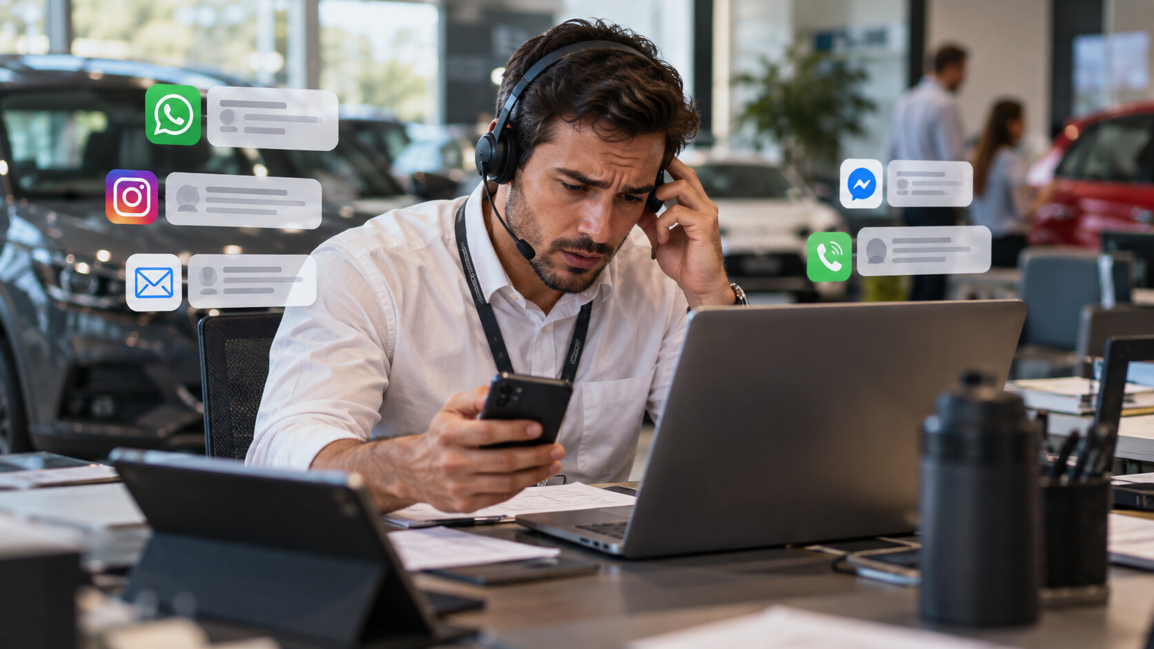 Responder leads o dia inteiro pode virar sobrecarga na revenda?